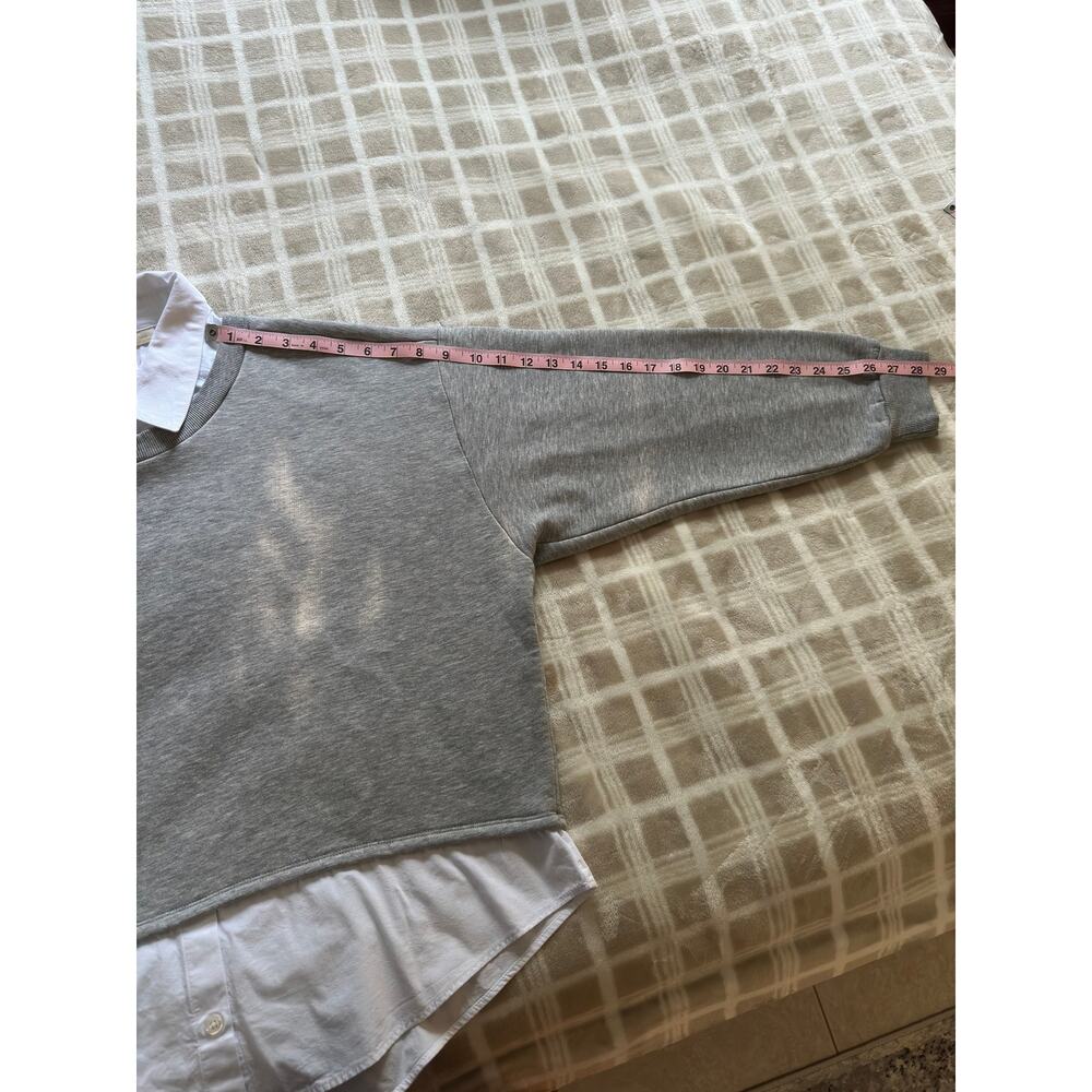 Maeve Anthropologie Layered Twofer Sweater Womens Large L - Picture 6 of 10